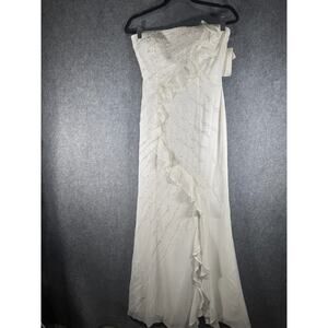 Vintage My Fashion dress Women 6 Y2K Chiffon Maxi‎ Beaded Prom Whimsical Fairy
